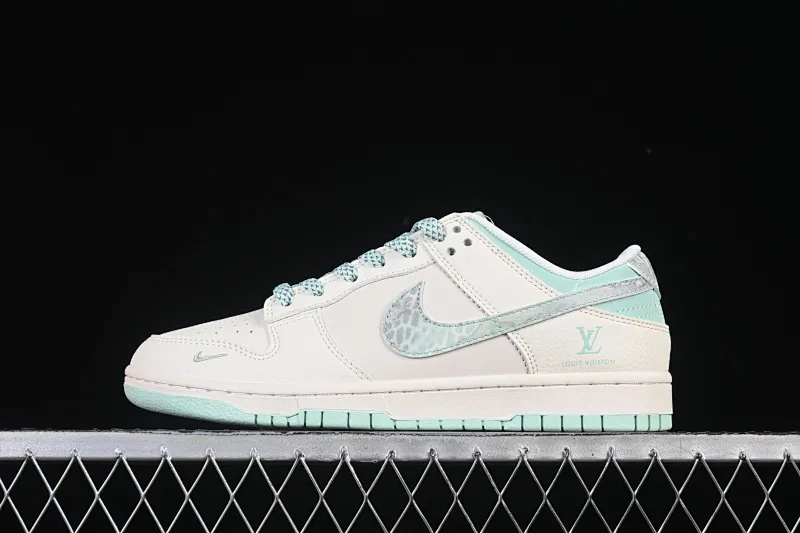 All categories Nk SB Dunk Series Nk SB Dunk Low High-end customized low-top sneakers Nike SB Dunk Low LV joint mint green Anniversary high-end customized low-top casual sneakers XS6089-628